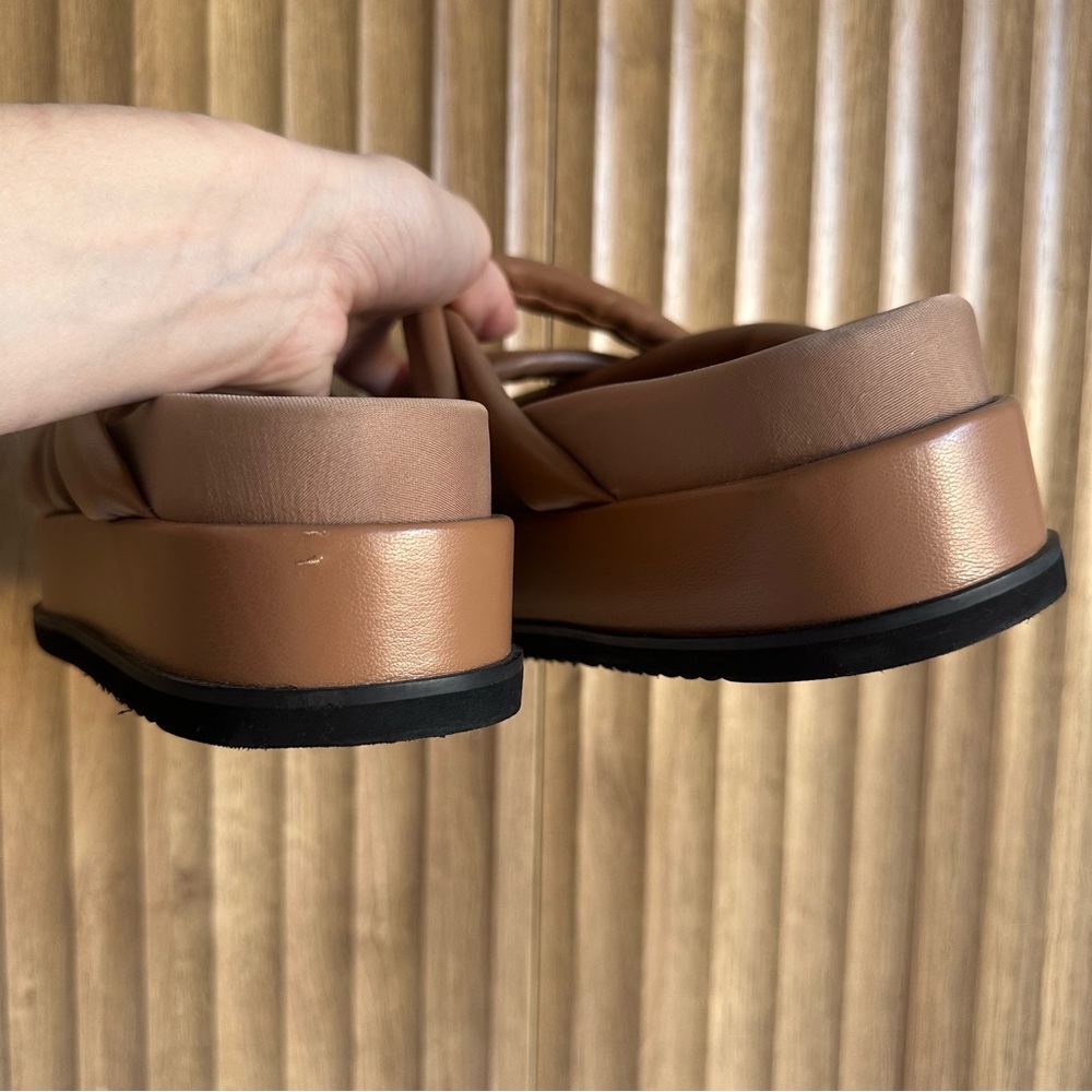 ROAM Asymmetrical Stack Platform Strappy Sandals - Picture 5 of 8